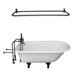 Barclay - Tub Kit 60'' CI Roll Top,Filler ShrRd,Supplies, Drain-ORB - Oil Rubbed Bronze
