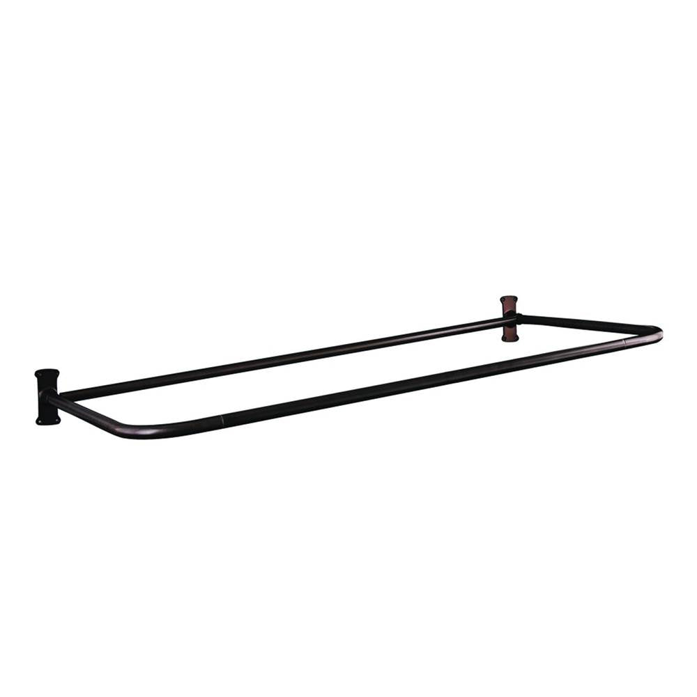 Tub Kit 60'' CI Roll Top,Filler Shwr Rod,Supplies,Drain-Chrm