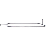 Tub Kit 60'' CI Roll Top,Filler ShwrRd, Supplies, Drain-BRNkl