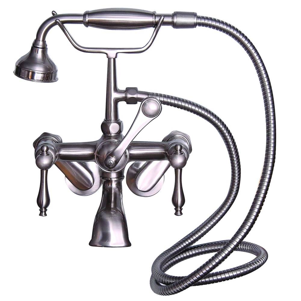 Tub Kit 60'' CI Roll Top,Tub Filler,Supplies, Drain-BrNkl