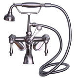 Tub Kit 60'' CI Roll Top,Tub Filler,Supplies, Drain-BrNkl