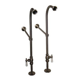Tub Kit 60'' CI Roll Top,Tub Filler,Supplies, Drain-BrNkl