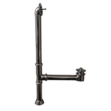 Tub Kit 67'' CI Roll Top,Tub Filler, Supplies, Drain-Chrome