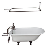 Barclay - Tub Kit 67'' CI Roll Top,Filler ShrRd, Supplies, Drain-ORB - Oil Rubbed Bronze