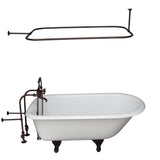 Barclay - Tub Kit 67'' CI Roll Top,Filler ShrRd, Supplies, Drain-ORB - Oil Rubbed Bronze