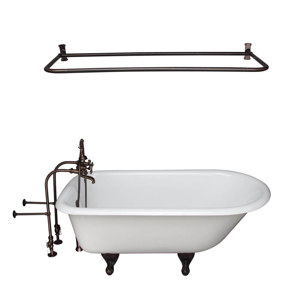 Barclay - Tub Kit 67'' CI Roll Top,Filler ShrRd, Supplies, Drain-ORB - Oil Rubbed Bronze