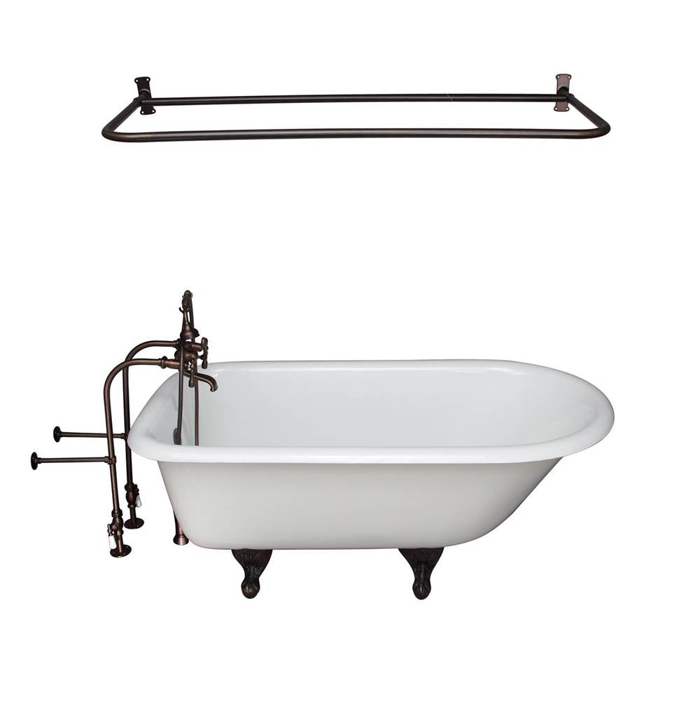 Barclay - Tub Kit 67'' CI Roll Top,Filler ShrRd, Supplies, Drain-ORB - Oil Rubbed Bronze