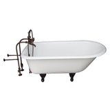 Barclay - Tub Kit 67'' CI Roll Top,Filler Supplies, Drain-Oil Rbd Brnz - Oil Rubbed Bronze