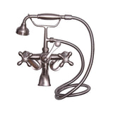 Tub Kit 67'' CI Roll Top, Tub Filler, Supplies, Drain-BrNkl