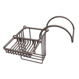 Barclay - Bath Supply Basket for Tub Rim Brushed Nickel - Brushed Nickel