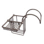 Barclay - Bath Supply Basket for Tub Rim Brushed Nickel - Brushed Nickel