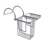 Barclay - Bath Supply Basket for Tub Rim Polished Chrome - Polished Chrome