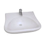 Barclay - Bella Wall-Hung Sink, 4'' cc  White - White