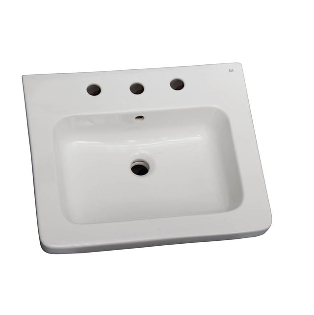 Barclay - Resort 650 Basin only, White-1 hole - White