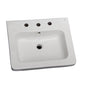 Barclay - Resort 650 Basin only, White-1 hole - White