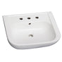 Barclay - Caroline 450 Basin only, White-8'' Widespread - White