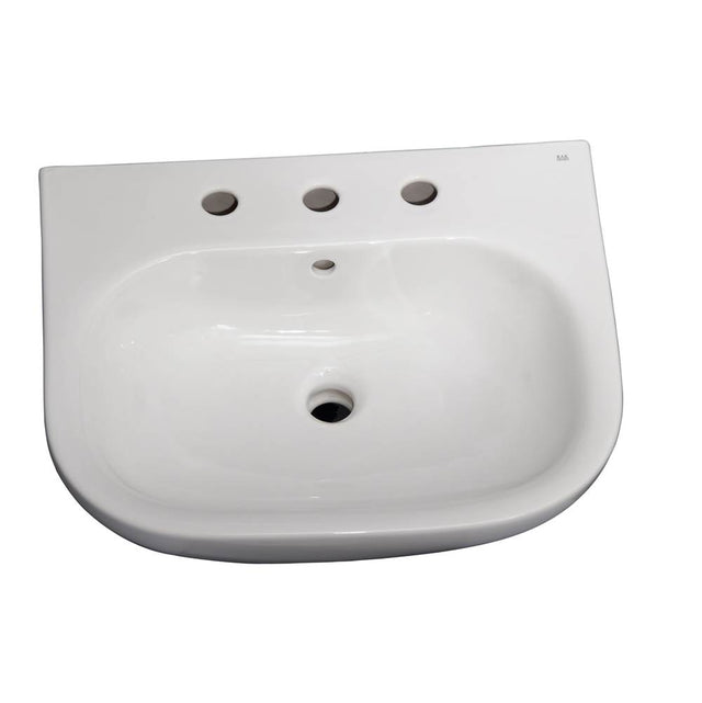 Barclay - Tonique 450 Basin only, White-8'' Widespread - White