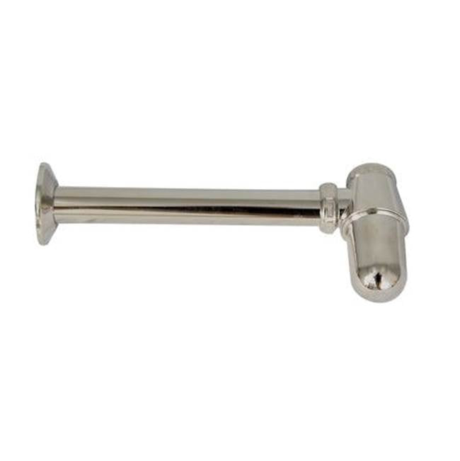 Barclay - Lavatory Trap with Wall Flange Polished Nickel - Polished Nickel