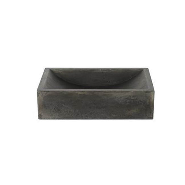 Barclay - Eldon Rect Cement Above Counter Basin,Dusk Gray - Dusk Gray
