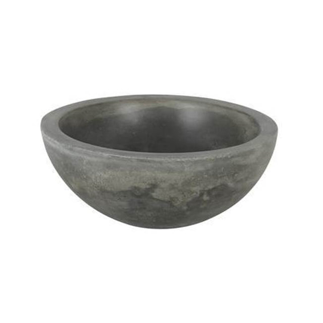 Barclay - Cordell Small Oval Cement Vessel, Dusk Gray - Dusk Gray