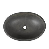 Barclay - Caspar Large Oval Cement Vessel, Dusk Gray - Dusk Gray