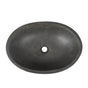 Barclay - Caspar Large Oval Cement Vessel, Dusk Gray - Dusk Gray
