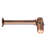 Barclay - Lavatory Trap with Wall Flange Antique Copper - Antique Copper