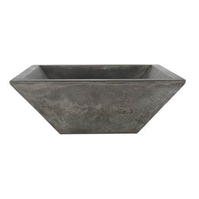 Barclay - Radam Square Cement, Above Counter Basin,Dusk Gray - Dusk Gray