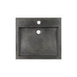 Barclay - Ewan Rect Cement Above Counter 1 Faucet Hole, Dusk Gray - Dusk Gray
