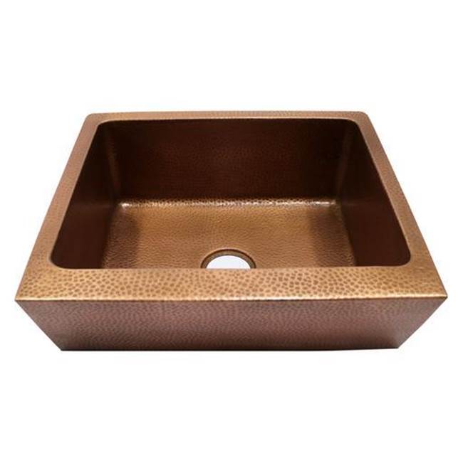 Barclay - Grecia 33'' Farmhouse Kitchen Sink Single Bowl,AC - Antique Copper