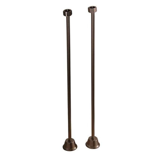 Tub Kit 71'' CI Dbl Slipper, Filler,Supplies,Drain-Brsd Nkl