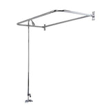 Tub Kit 67'' AC Roll Top, Shwr Unit, Supplies, Drain-Chrome