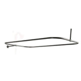 Tub Kit 54'' CI Roll Top, Shwr Rd,Filler,Supplies, Drain-Chrm