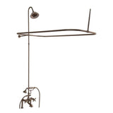 Tub Kit 67'' AC Slipper, Shwr Unit, Supplies, Drain-BrNkl