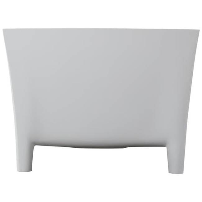 Timon  67'' BARstone Freestanding Tub, White Matte