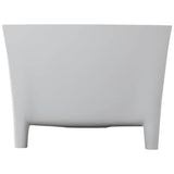 Timon  67'' BARstone Freestanding Tub, White Matte