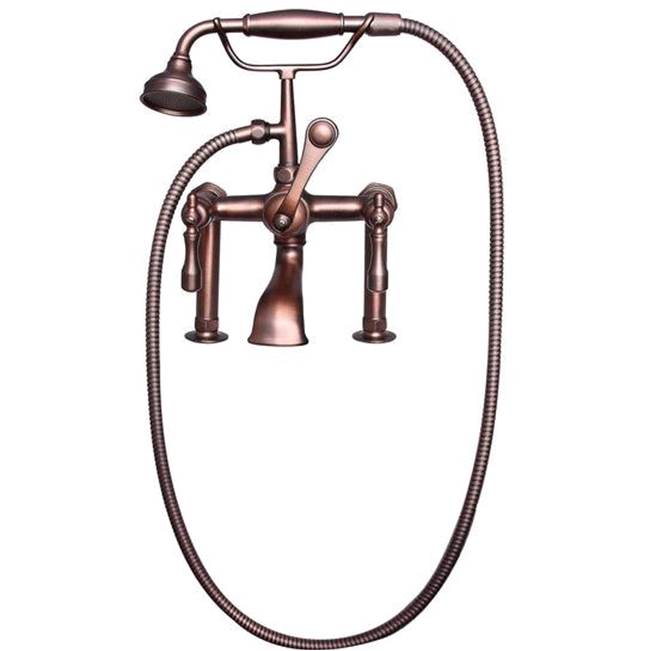 Tub Kit 71'' CI Dbl Slipper, Filler, Supplies, Drain-Chrome