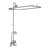 Tub Kit 67'' AC Slipper,Shwr Unit, Supplies, Drain-BrNkl