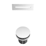 Celeste 67'' AC FS Tub,Internal Drain Pipe, No Faucet Holes,BN