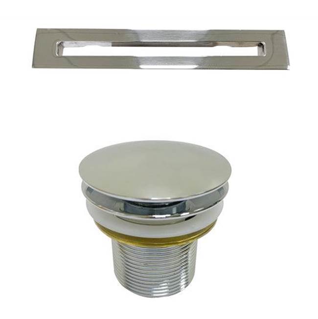 Mystique 59'' dbl slipper AC Tub,W/internal drain-OF,BN