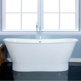 Wakely Cast Iron Tub w/ Base, WH, 68'', No Holes