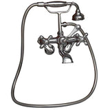Tub Kit 71'' CI Dbl Slipper Filler, Supplies, Drain-Chrome