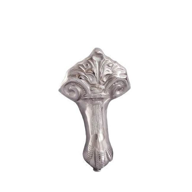Halifax Cast Iron Slipper 61'',WH,7'' Dec Holes,BL ImpFeet