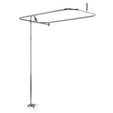 Tub Kit 67'' AC Roll Top, Shwr Unit, Supplies, Drain-Chrome