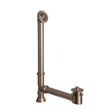 Tub Kit 54'' CI Roll Top, Tub Filler, Supplies, Drain-Chrome