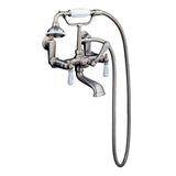 Tub Kit 54'' CI Roll Top, Shwr Rd,Filler,Supplies, Drain-Chrm