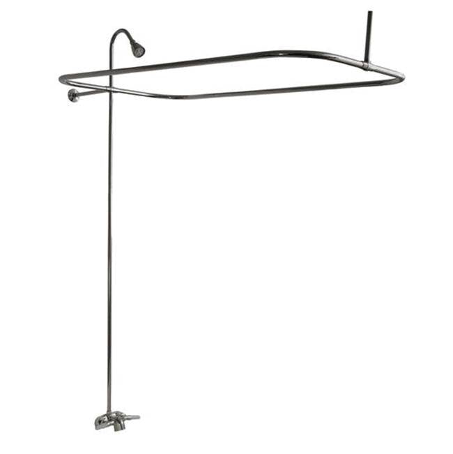 Tub Kit 60'' AC Roll Top, Tub Filler, Supplies, Drain-BrNkl