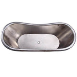 Galileo Dbl Slipper Copper w/ Base, 72'', No Faucet Holes