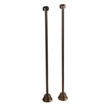 Tub Kit 71'' CI Dbl Slipper Filler, Supplies, Drain-Chrome