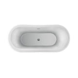 Morgan 70'' AC Freestanding Tub White,w/Internal Drain-OF BN